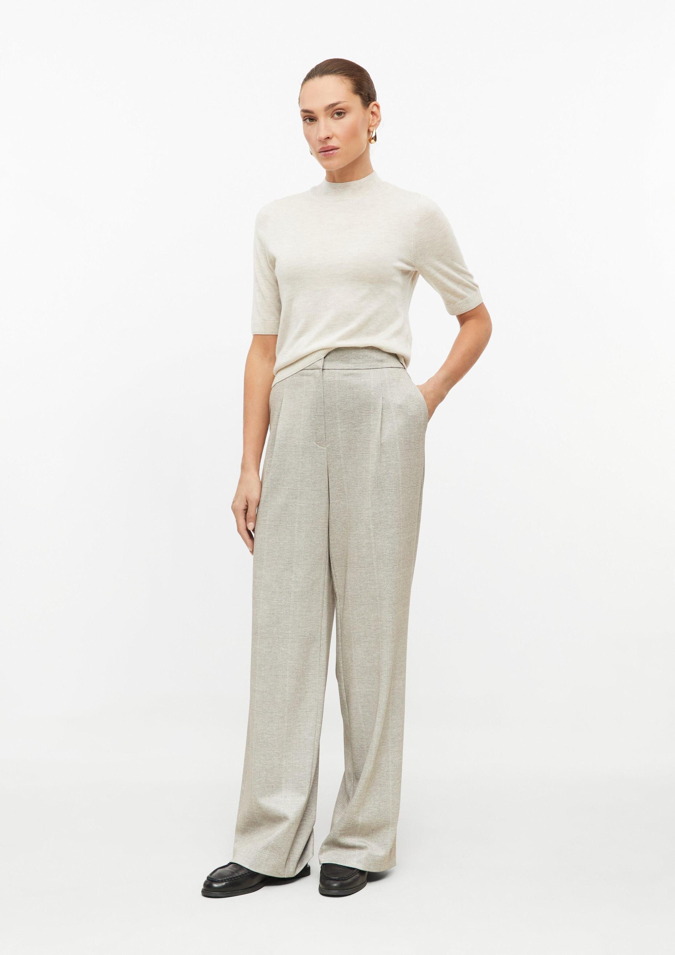 s.Oliver Chinos Hose Bundfaltenhose mit feinem Muster