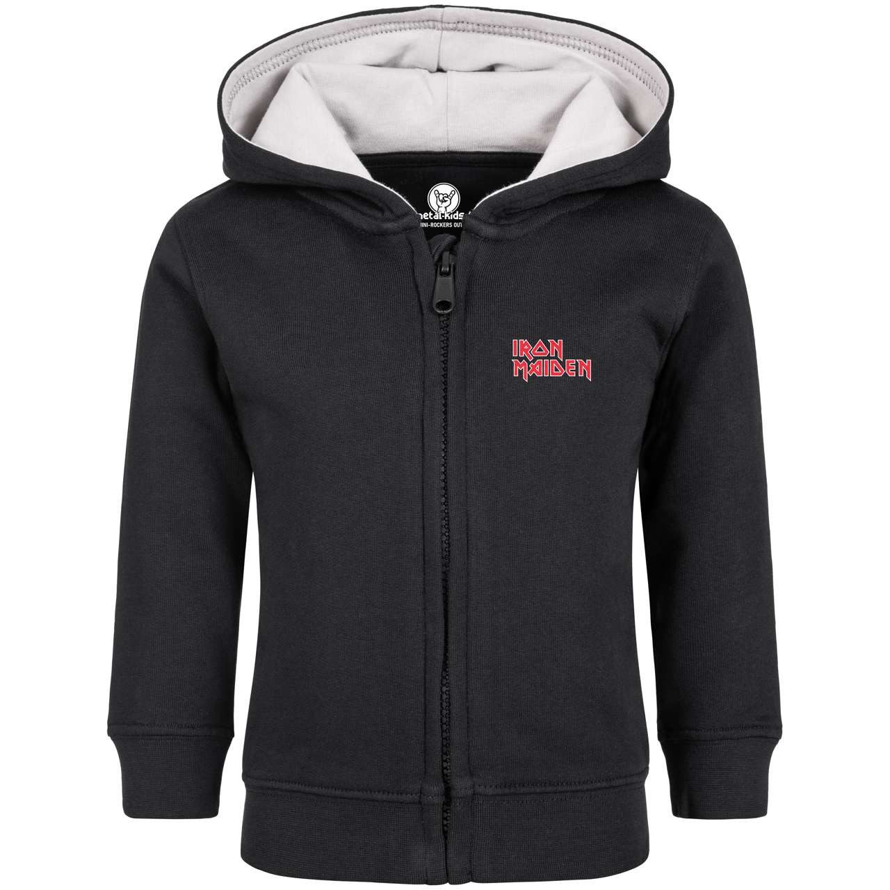 Metal Kids Kapuzensweatjacke mit Iron Maiden (Senjutsu) Aufdruck für Babys (0–24 M)