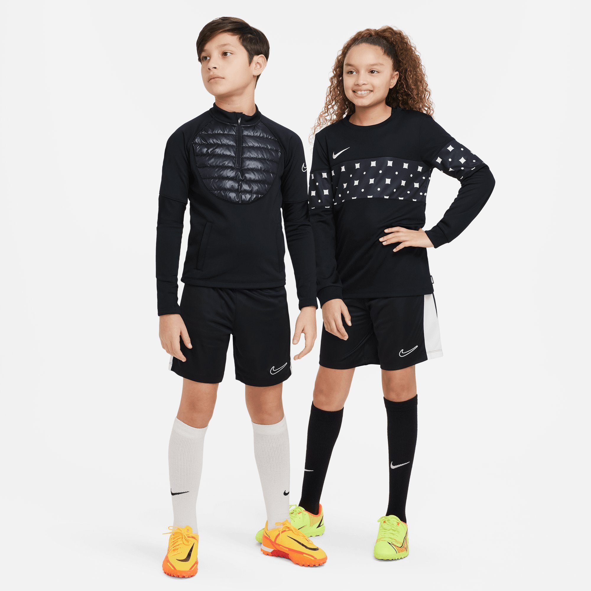 DRI-FIT BLACK/WHITE/BLACK/WHITE SHORTS KIDS' Nike Trainingsshorts ACADEMY