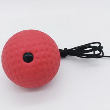 Rnemitery Punchingball Boxen Training Ball, Boxen Reflexball,2 Bälle + Verstellbares Kopfband (2-tlg)