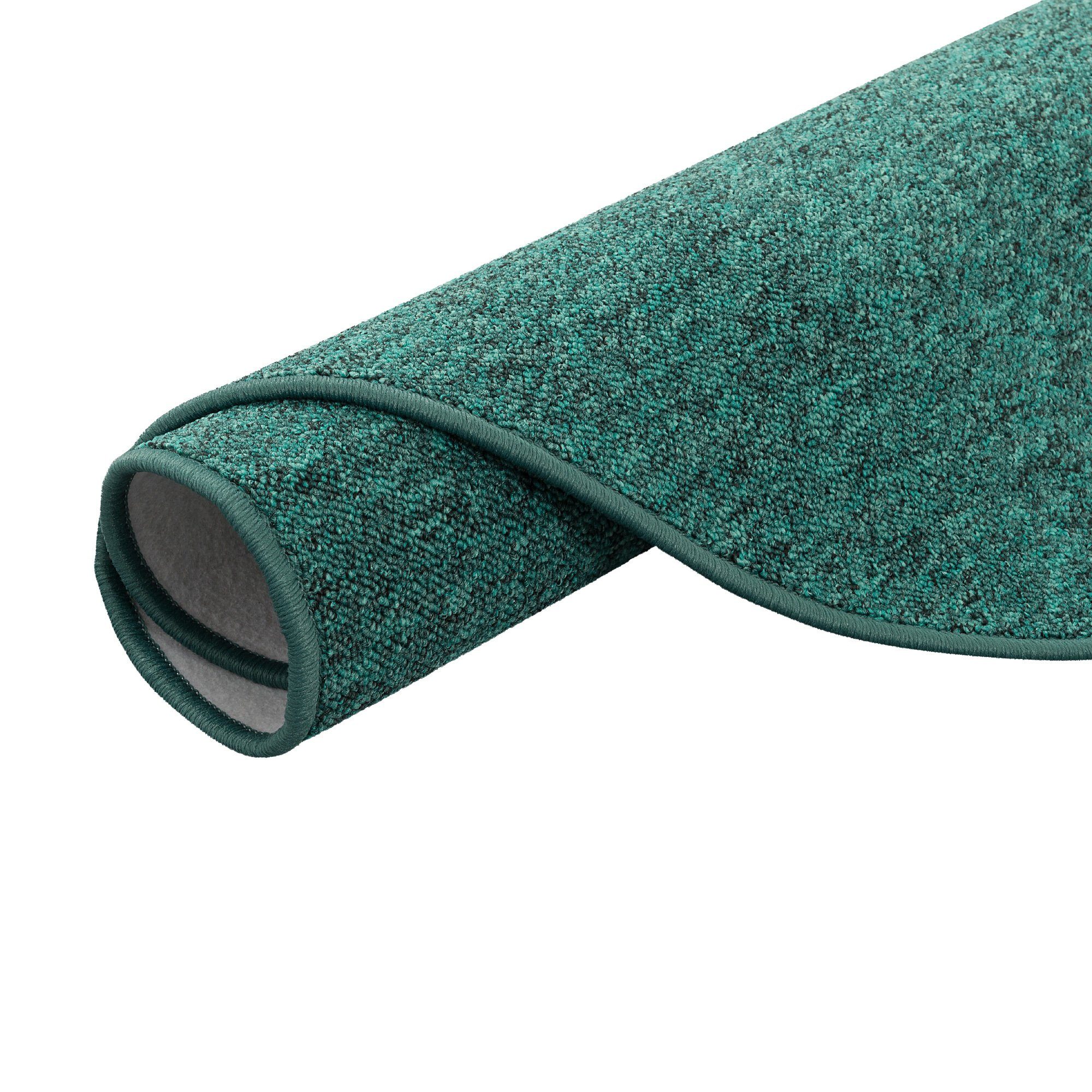Snapstyle Veloursteppich Feinschlingen Velour Teppich Strong Rund, Rund, Höhe: 5 mm – Bild 4 von 5