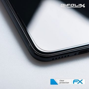 atFoliX Schutzfolie Displayschutz für Apple iPhone X, (3er Set), Ultraklar und hartbeschichtet