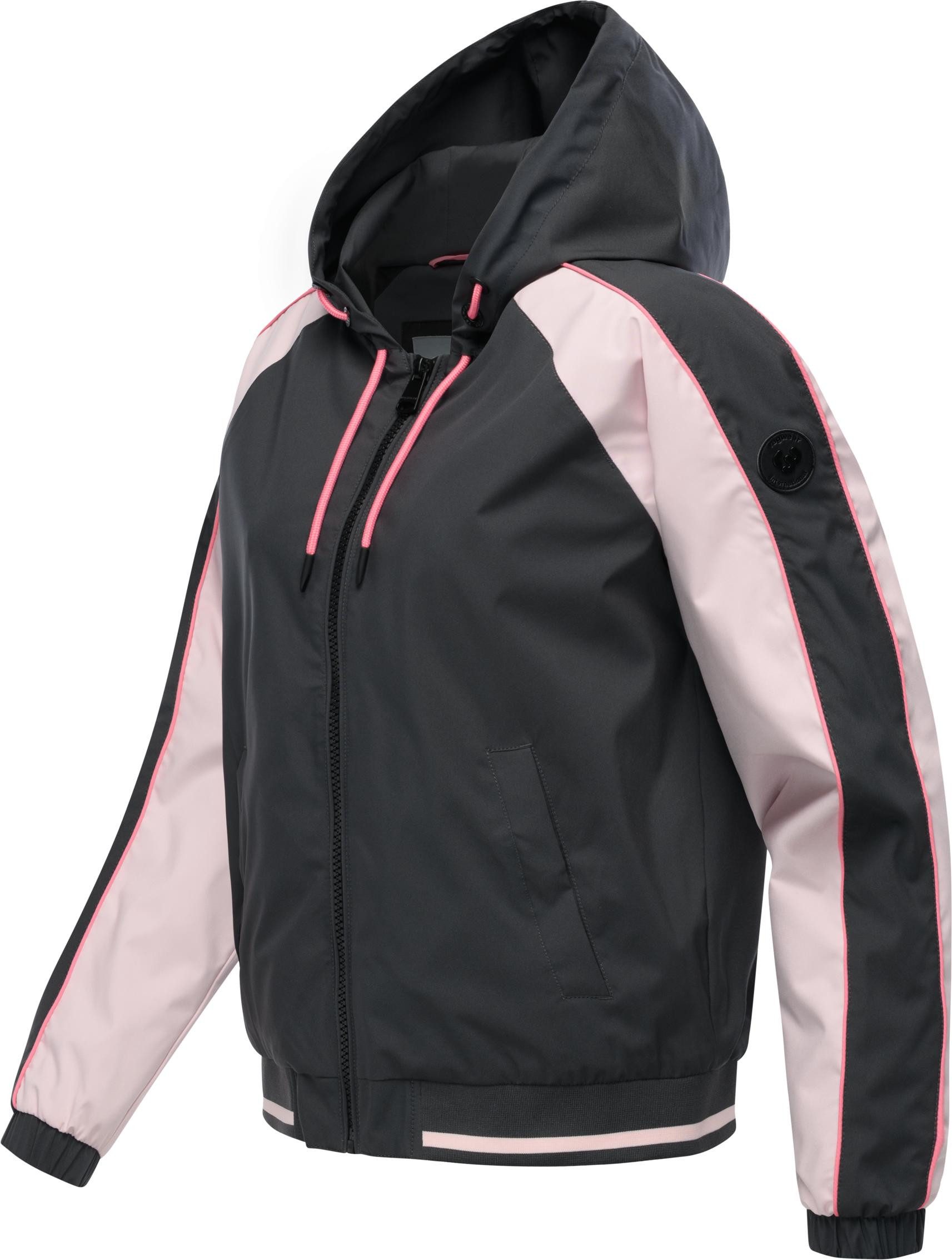 Ragwear Outdoorjacke Nicandra Sporty YOUMODO Sportliche Übergangsjacke mit Kapuze