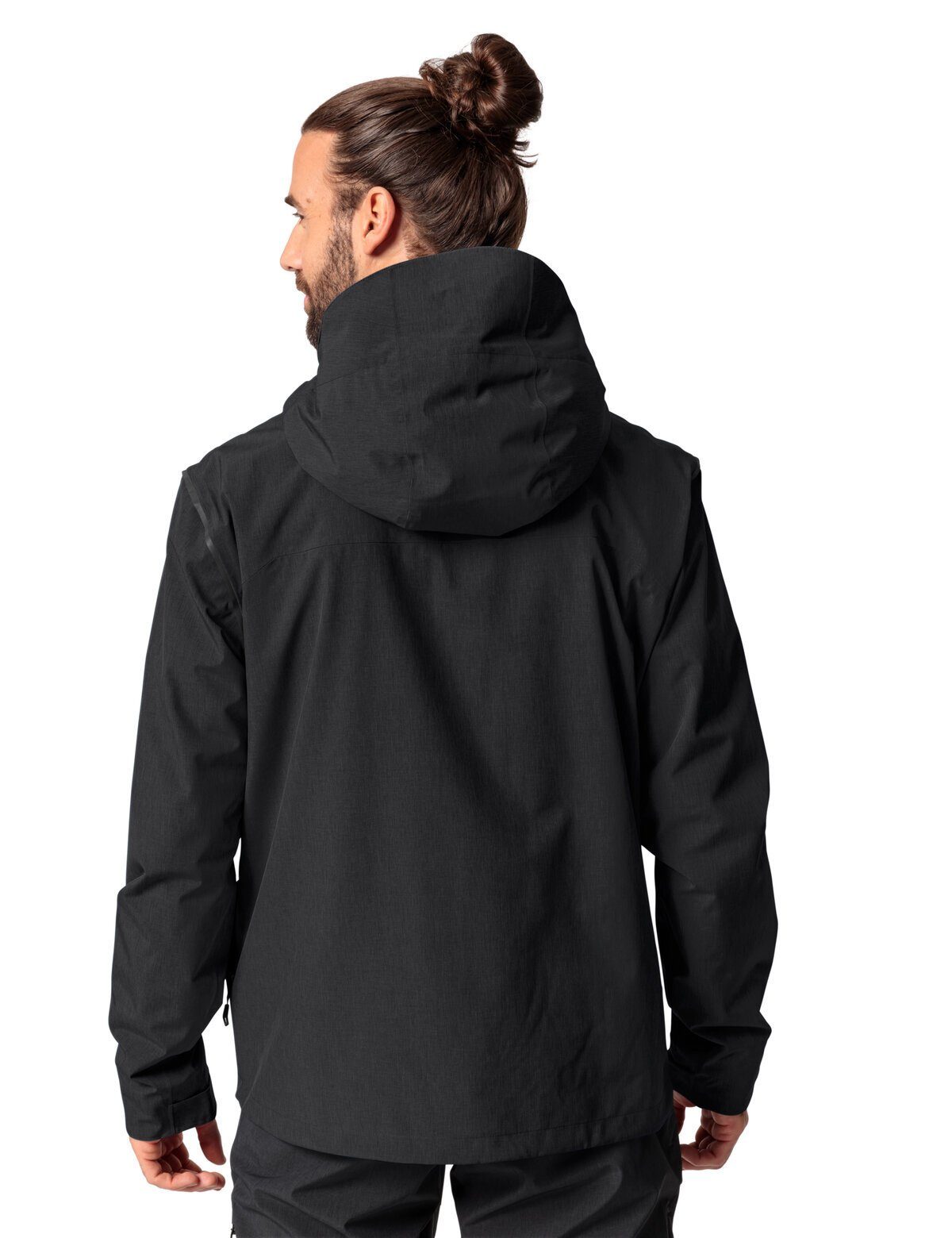VAUDE Rain Men's kompensiert Outdoorjacke Jacket black (1-St) Warm Yaras Klimaneutral