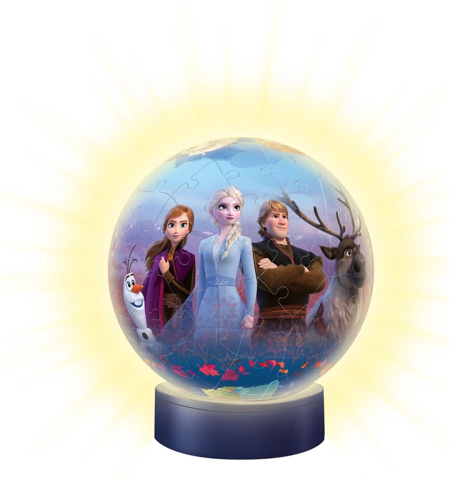 Ravensburger Puzzleball Nachtlicht Disney Frozen II, 72 Puzzleteile, mit Le günstig online kaufen