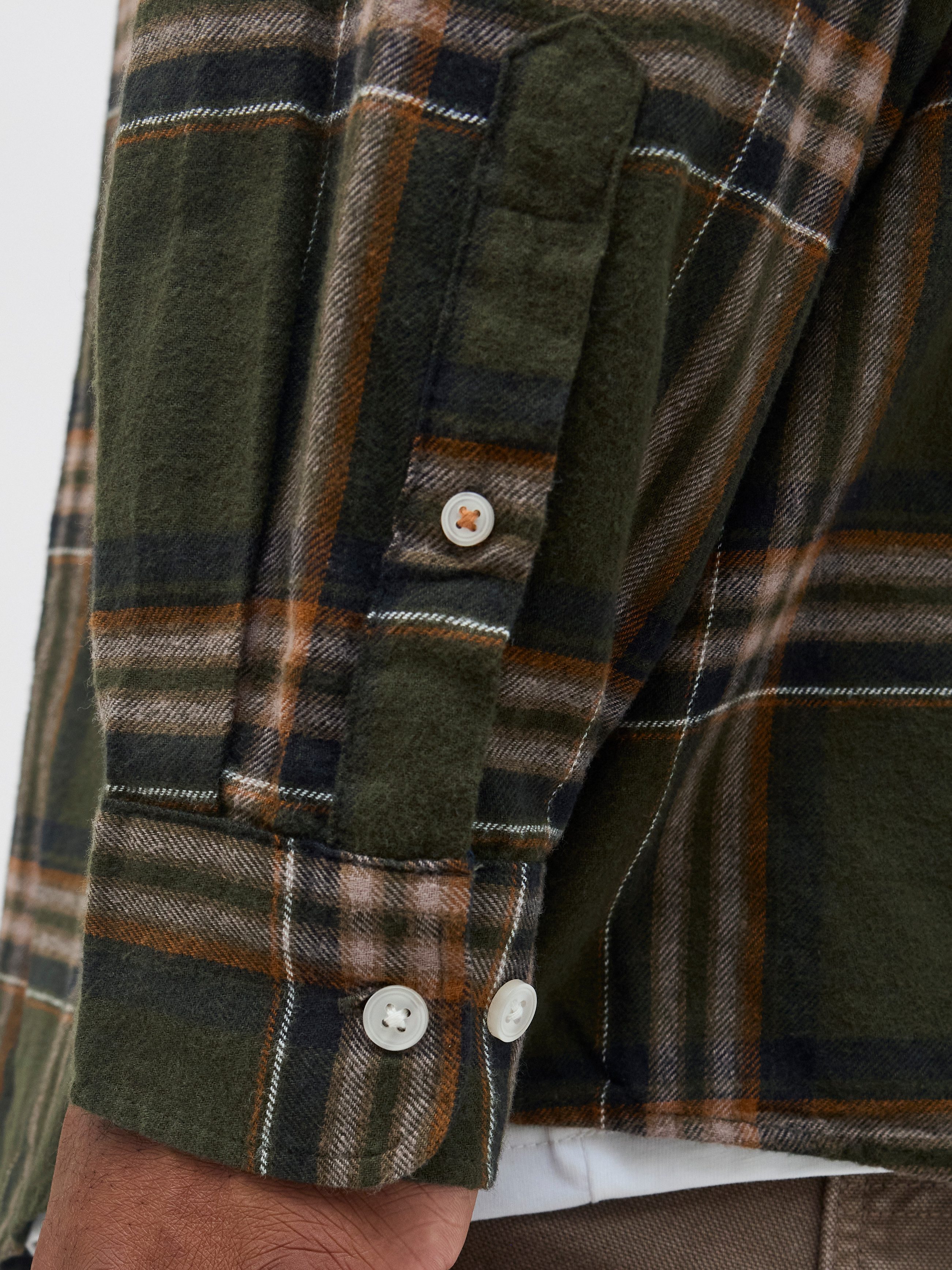 Jack & Jones PlusSize Langarmhemd JJECLASSIC FLANNEL CHECK SHIRT LS SN PLS