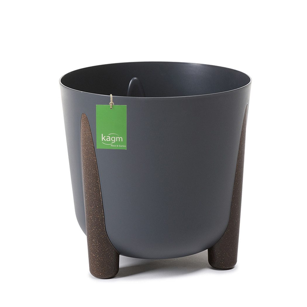 KAGM Blumentopf Pflanztopf Blumentopf mit Füßen Blumenkübel Pflanzkübel Wasserspeicher