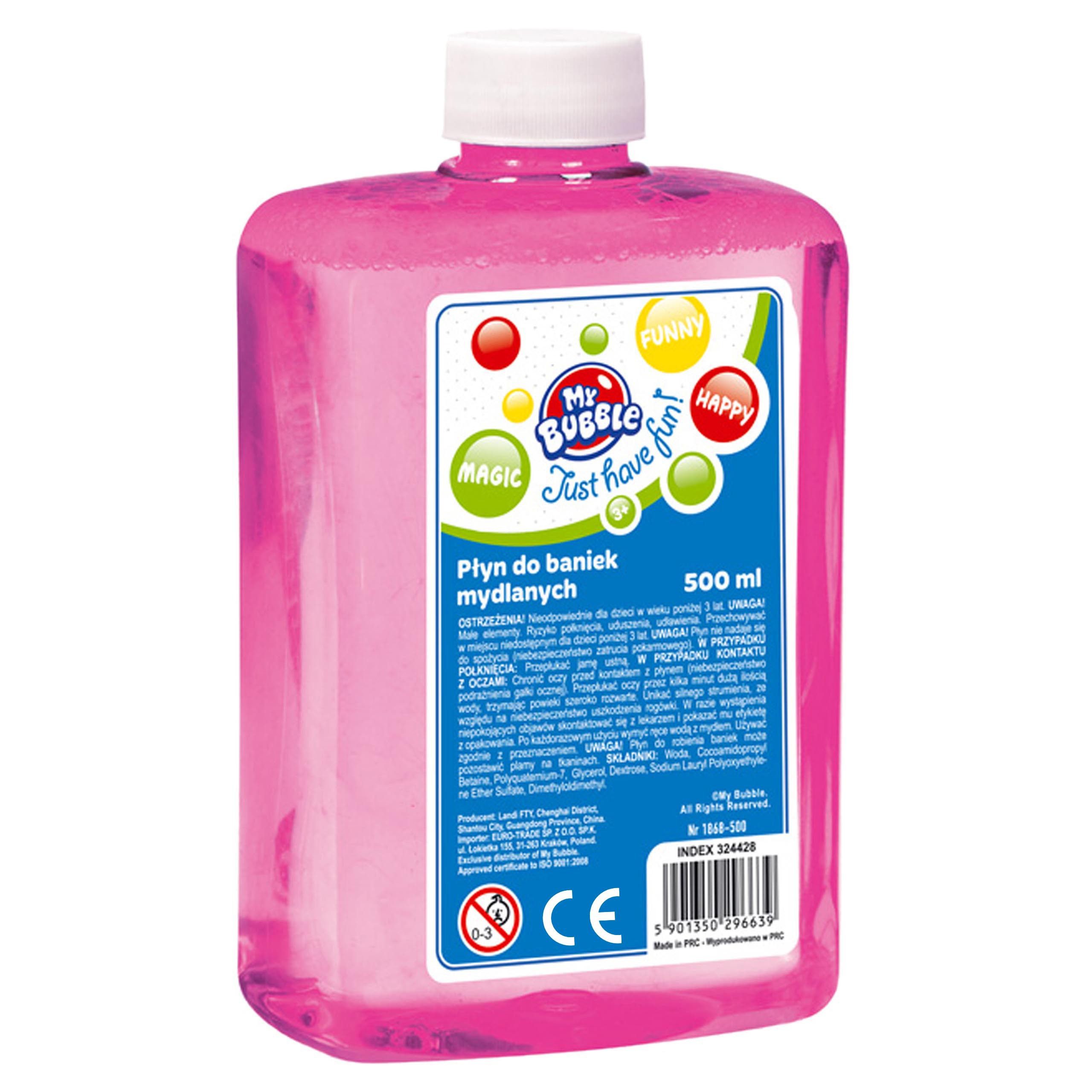 Sarcia.eu Seifenblasenspielzeug Seifenblasenflüssigkeit 500 ml MY BUBBLE Rosa