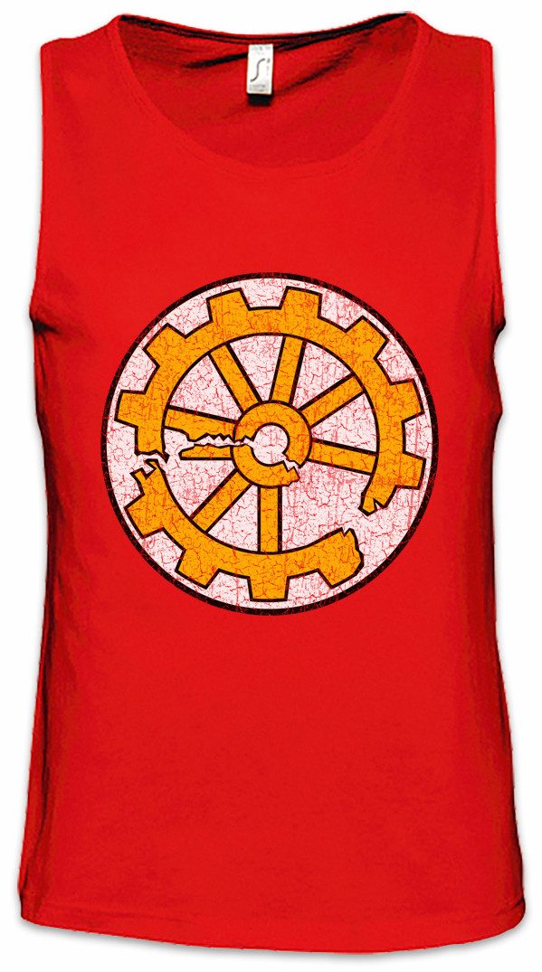 Tanktop Anti Traction League Ärmelloses T-Shirt Mortal Symbol Sign Zeichen