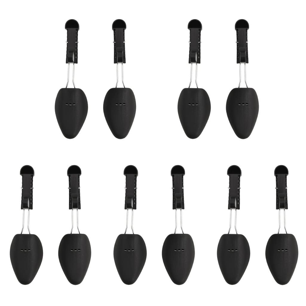 Schuhspanner Schuhspanner 5 Paar Schwarz EU 35-38 Kunststoff