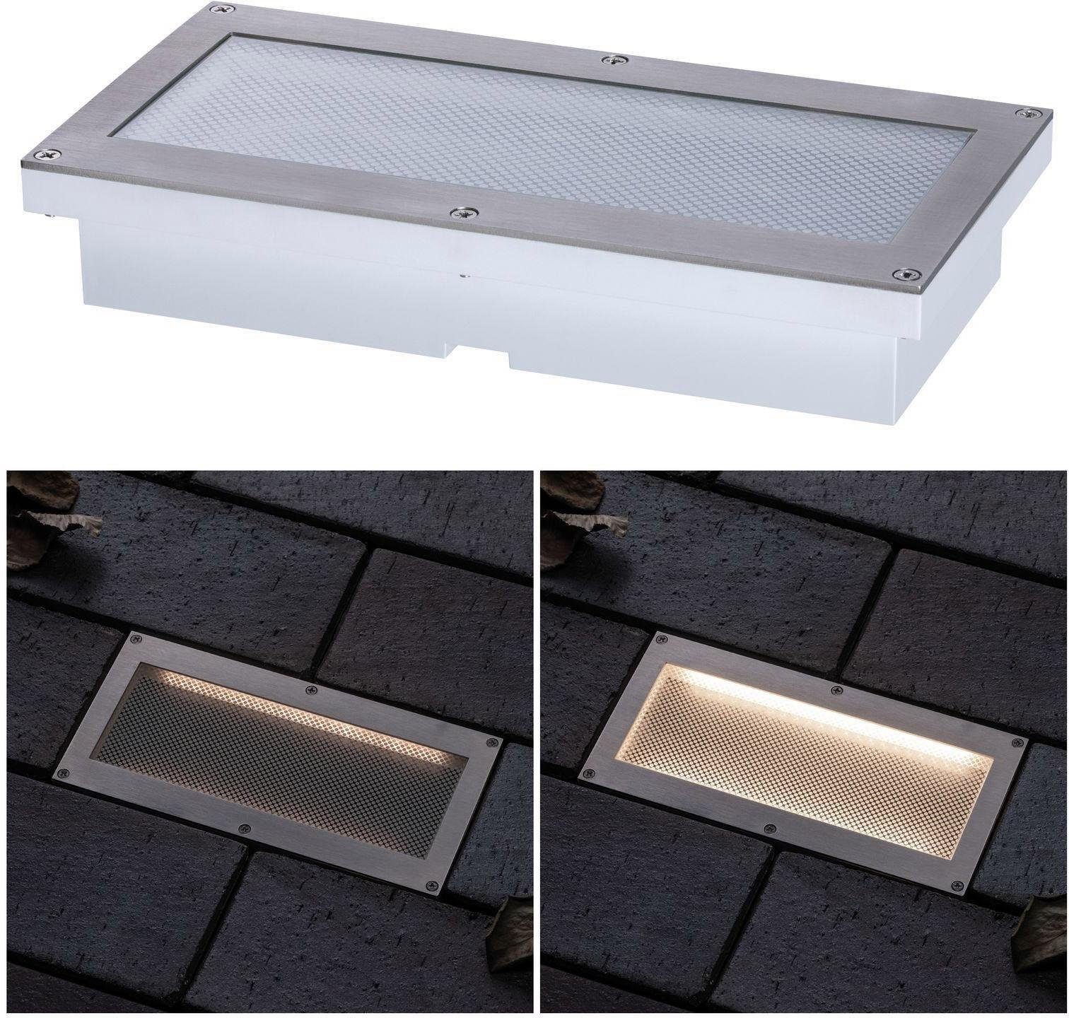 Paulmann LED Einbauleuchte Aron, LED fest integriert, Warmweiß, LED-Modul, Bewegungsmelder