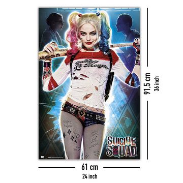 Grupo Erik Poster Suicide Squad Poster Harley Quinn Daddys Lil Monster 61 x