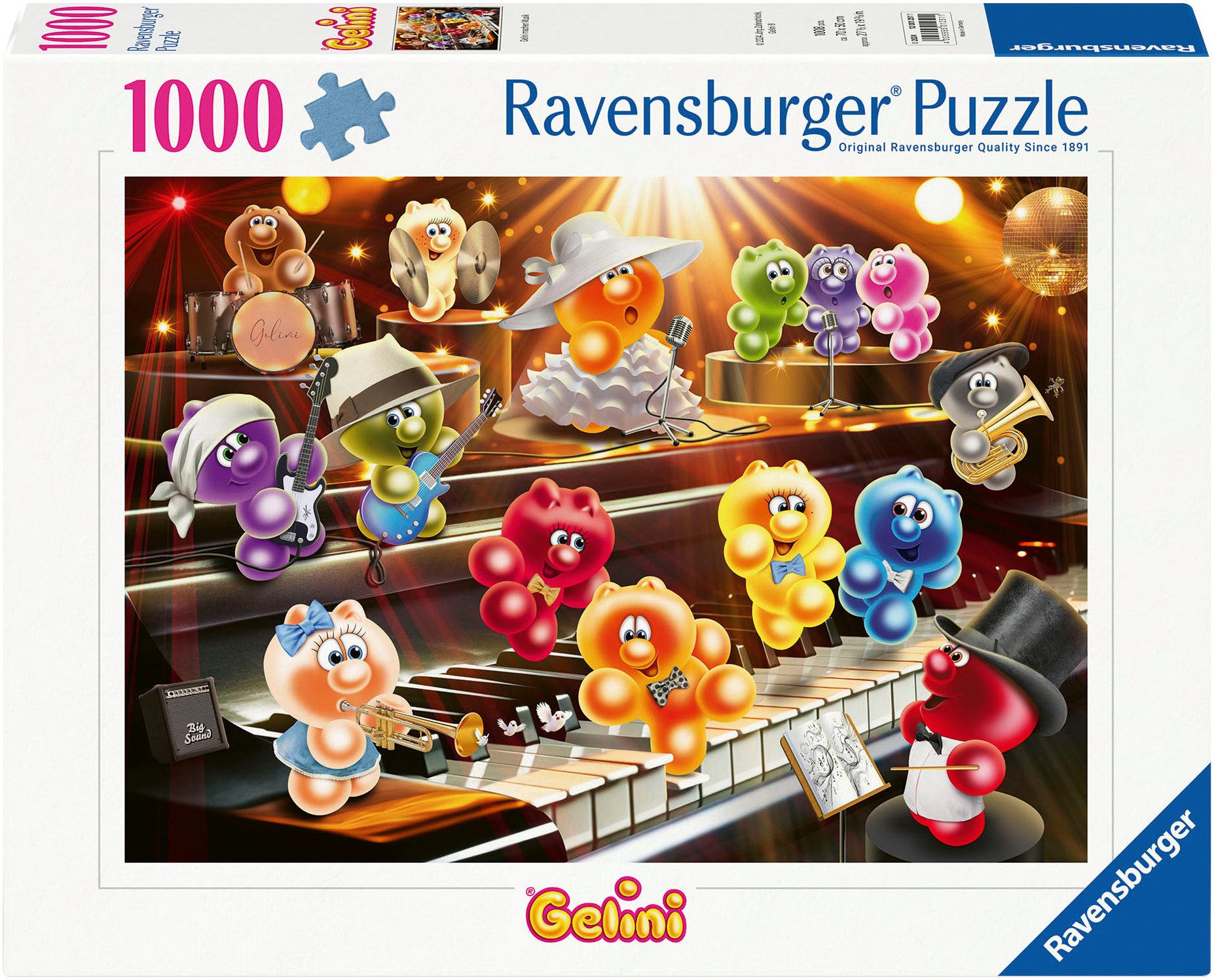 Ravensburger Puzzle Gelini machen Musik, 1000 Puzzleteile, Made in Germany günstig online kaufen