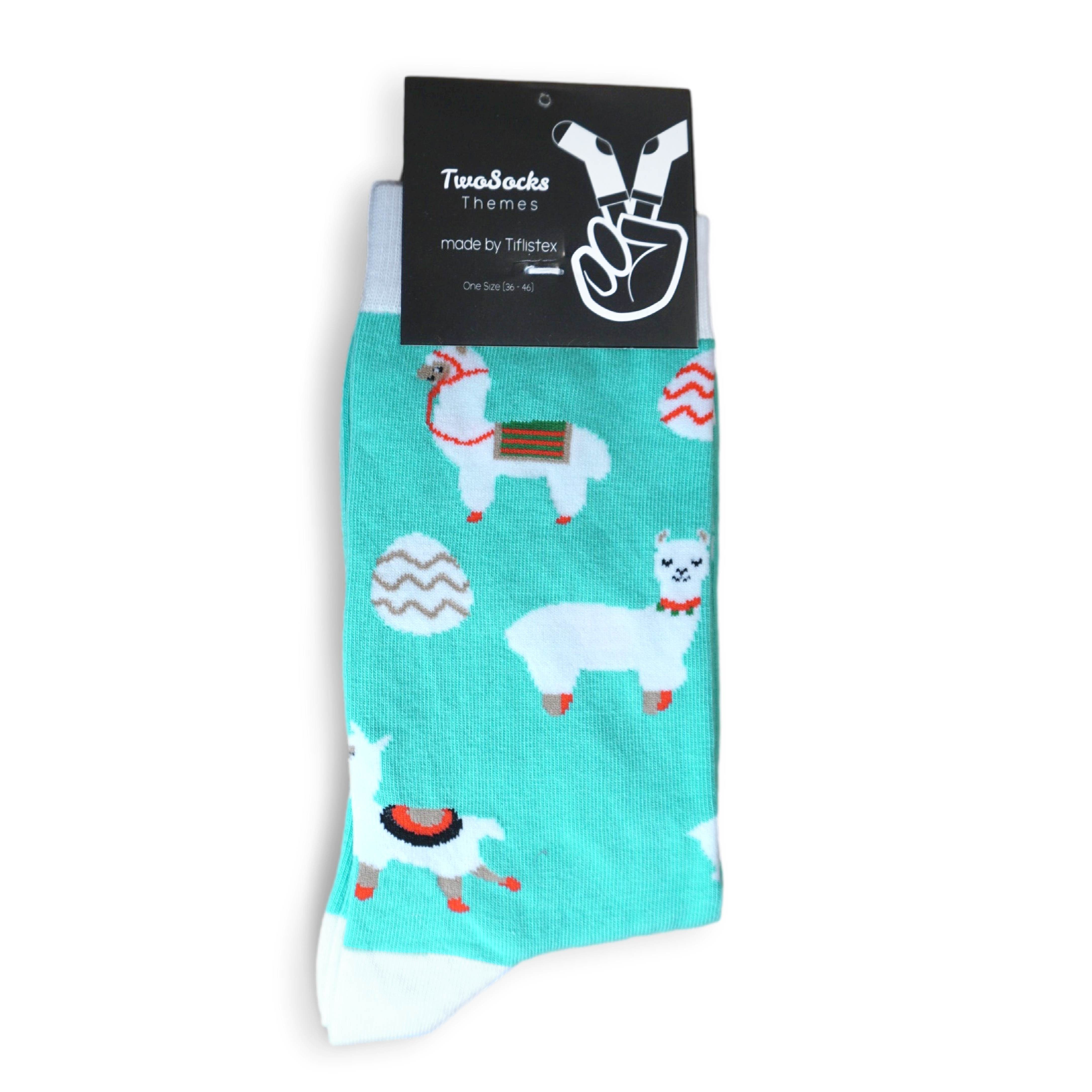 TwoSocks Freizeitsocken Ostern Socken Alpaka Socken Damen & Herren Baumwolle, Einheitsgröße