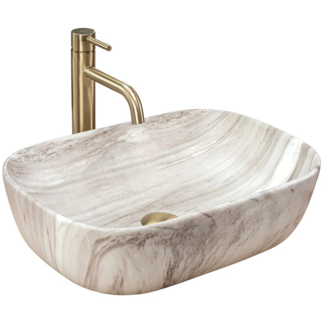 GTM Design Aufsatzwaschbecken BELINDA Modern Waschbeckenm günstig online kaufen