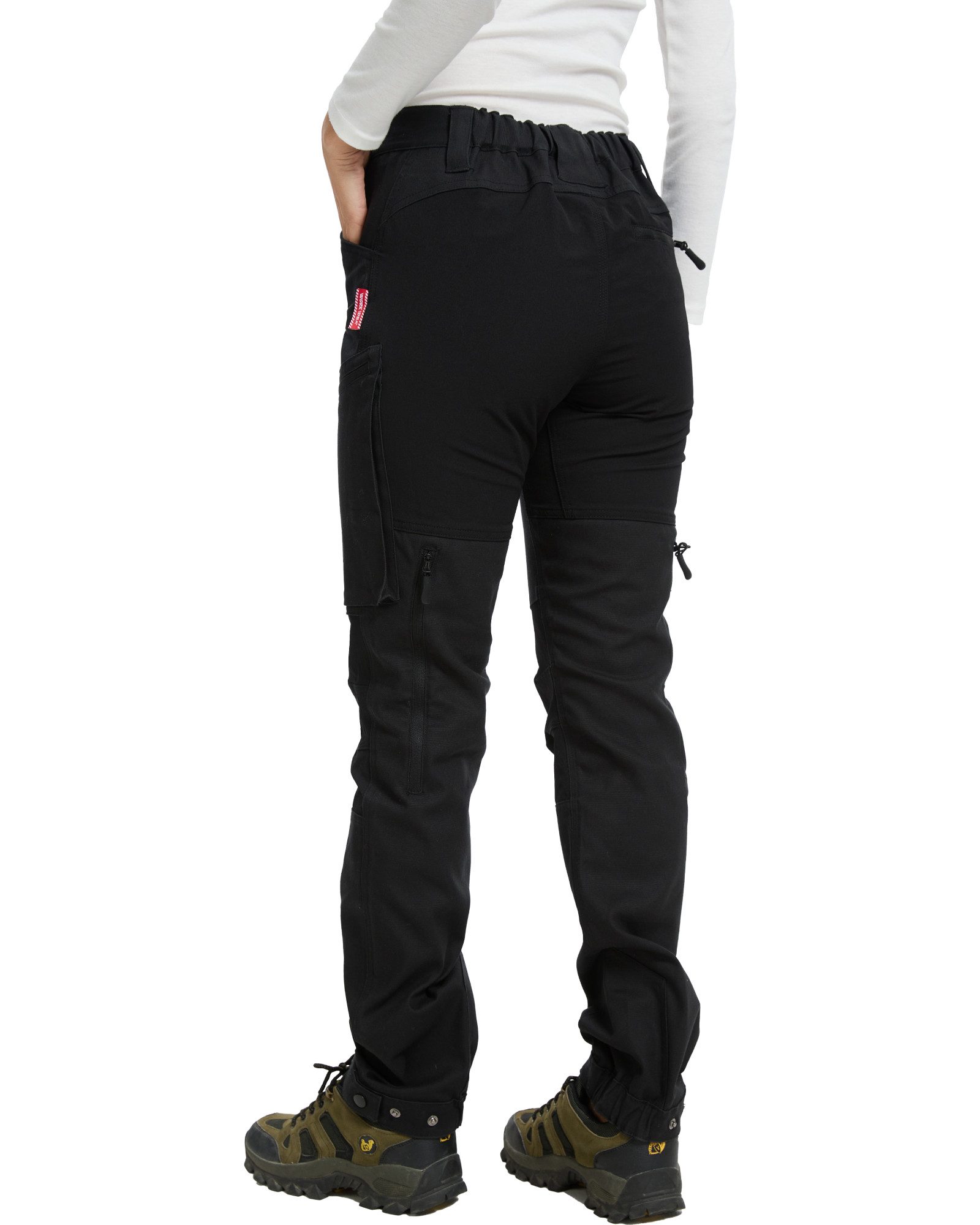 WORK IDEA Trekkinghose Damen-Wanderhose, Stretch-Slim Fit, wasserabweisend (1-tlg) geeignet für Outdoor-Aktivitäten, S-5XL