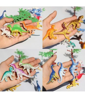 Amy too Spielwelt Dino Familie, (39 Dinosaurier Spar Set, 39-tlg), alle unterschiedlich in Form und Farbe