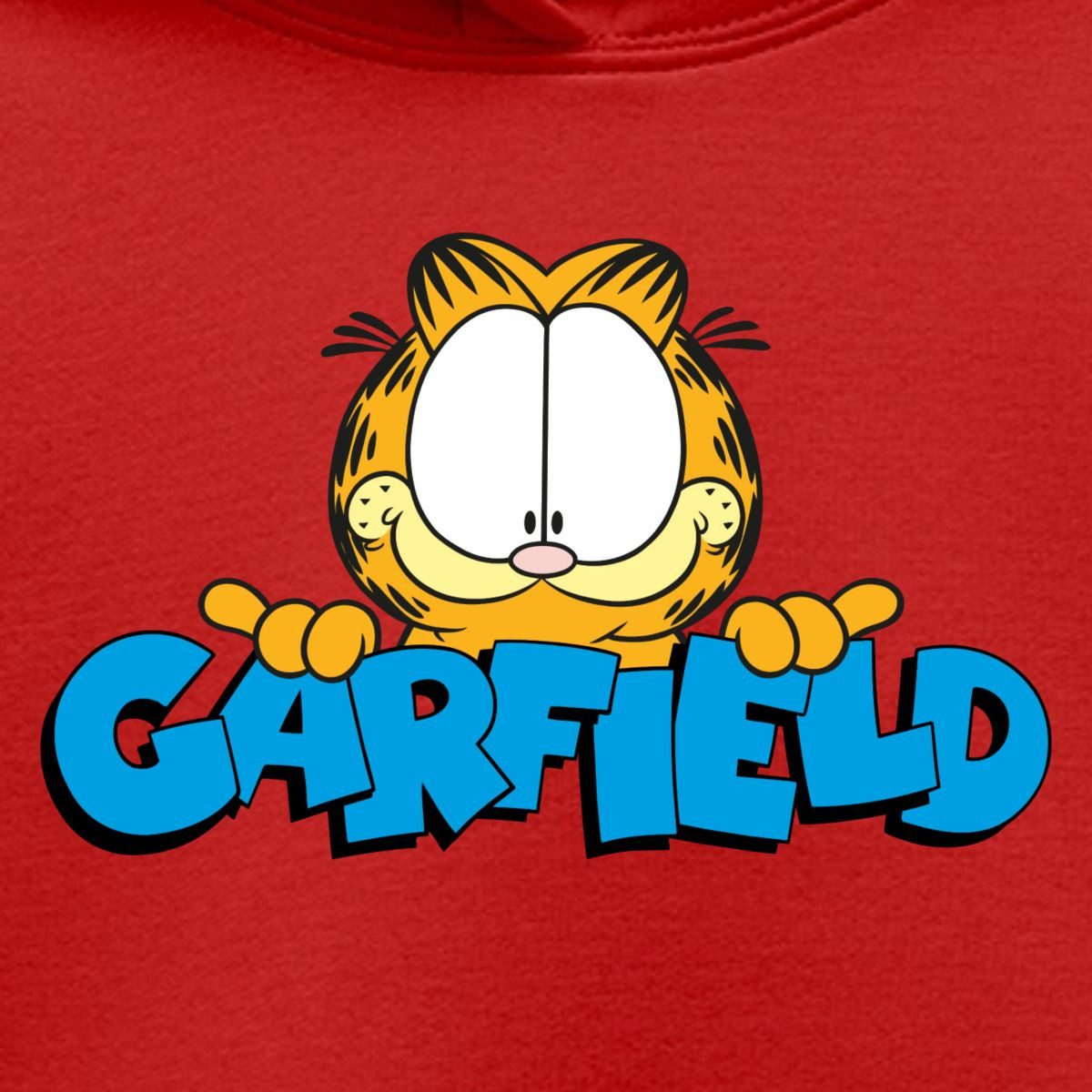 Spreadshirt Hoodie Garfield Gesicht Logo Kinder Premium Hoodie (1-tlg)