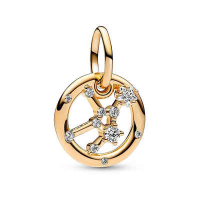 Pandora Bead Anhänger Sternzeichen Jungfrau, Zirkonia, vergoldet von PANDORA