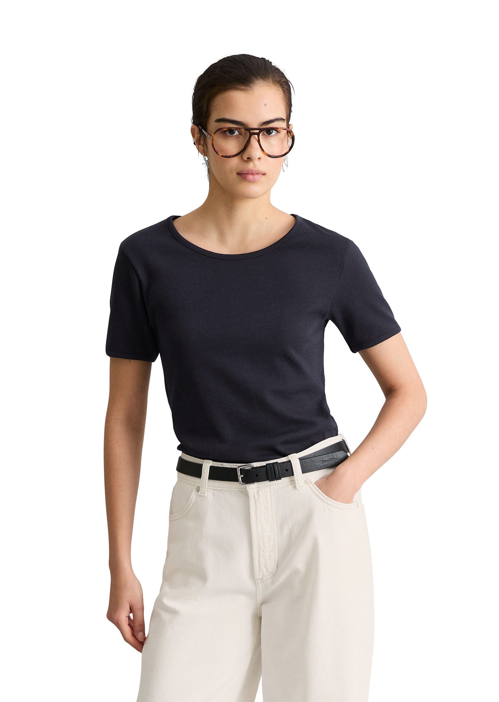 Marc O'Polo DENIM T-Shirt aus reiner Bio-Baumwolle