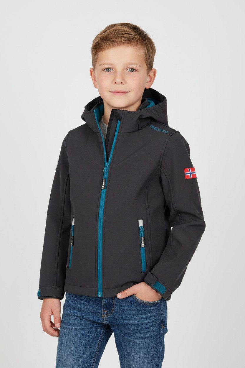 TROLLKIDS Softshelljacke KIDS TROLLFJORD JACKET