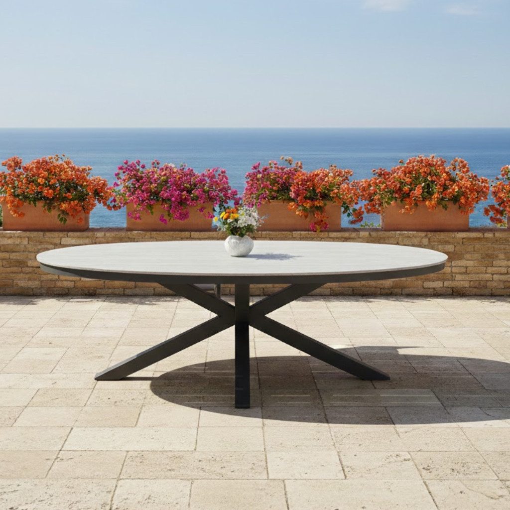 MANDALIKA Garden Gartentisch Aluminium / Nonwood Tisch Volterra