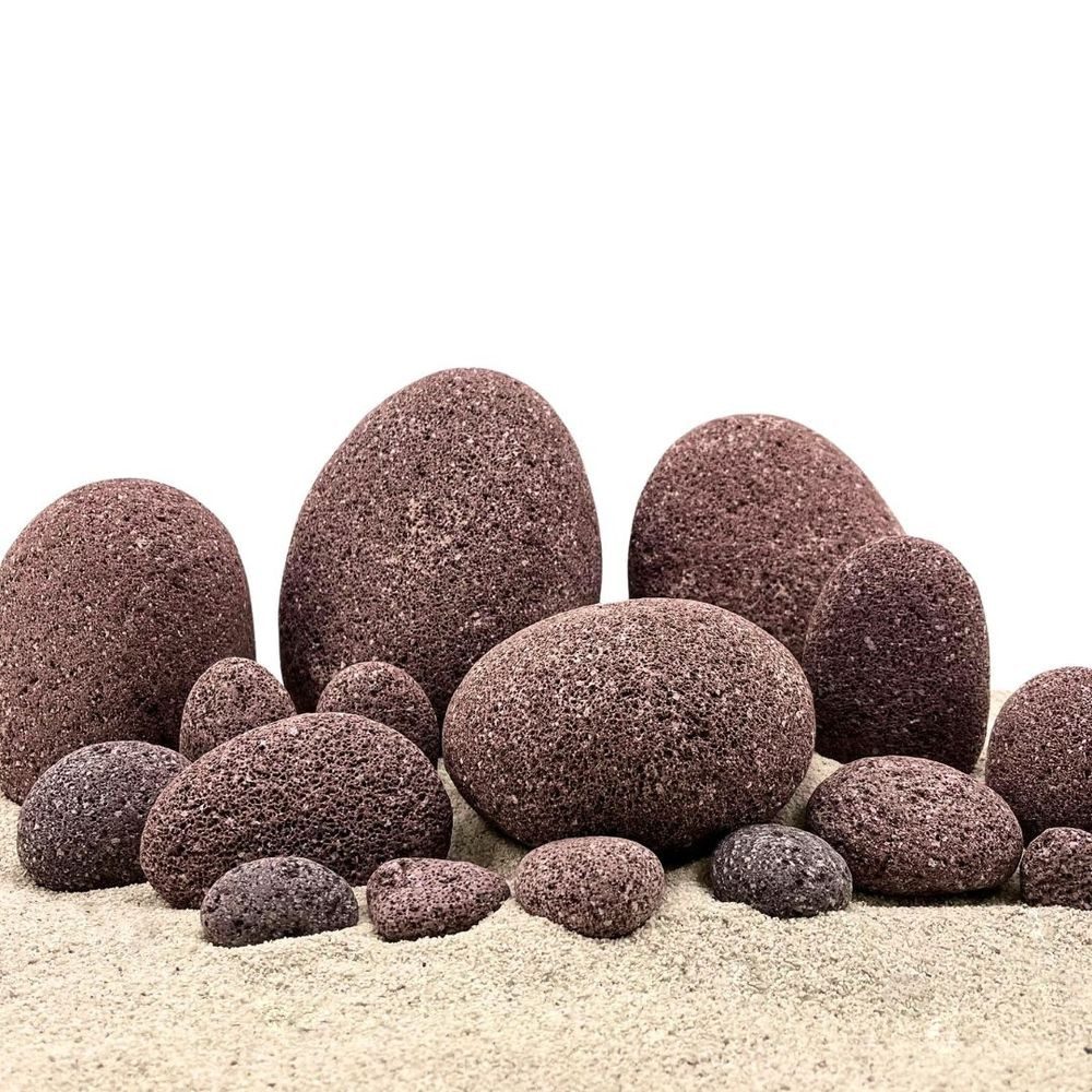 Aquaone Aquarium Aquarium Natursteine Red Dragon Pebbles Steine 1 Stück Gr.L 10-13 cm