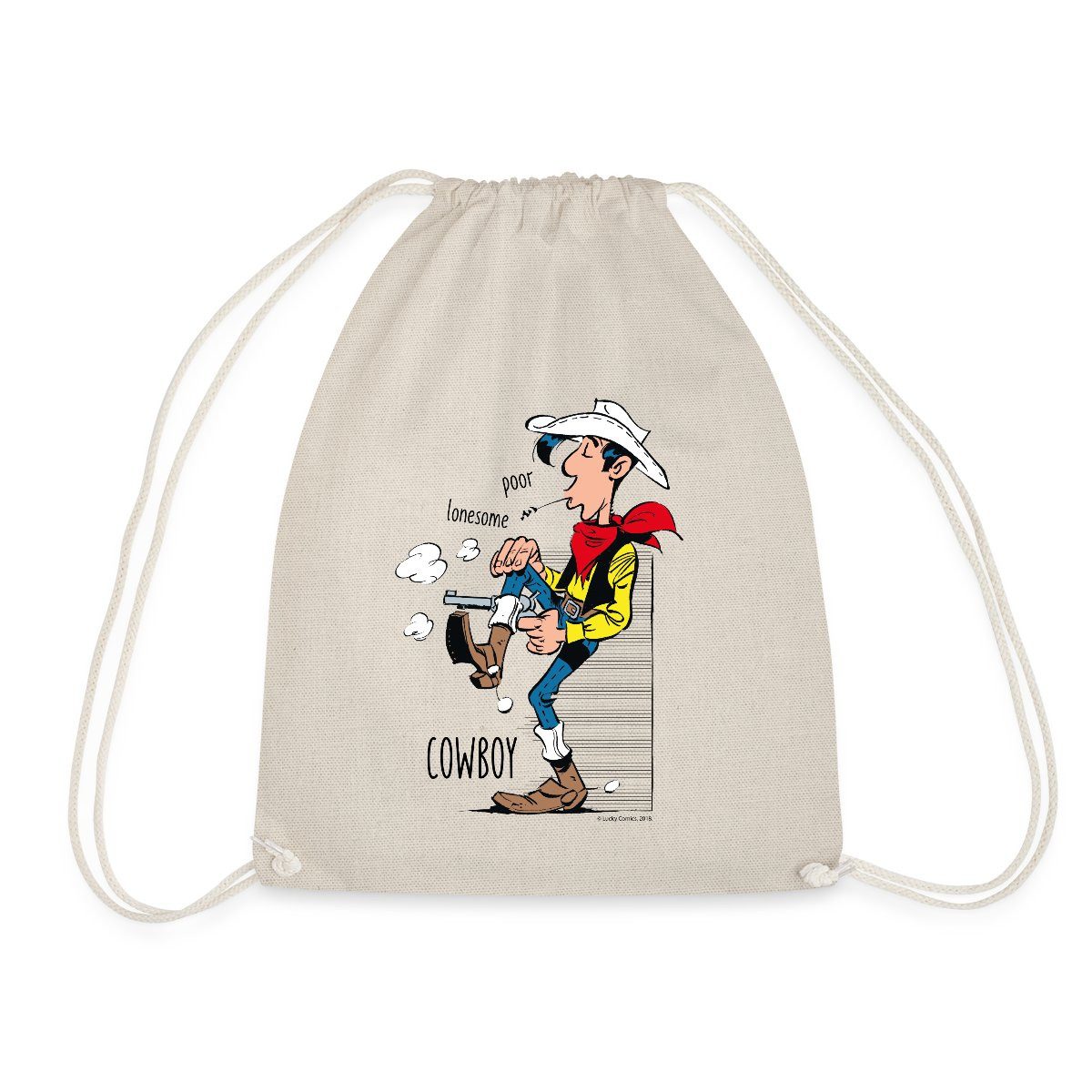 Turnbeutel Lucky Luke Poor Lonesome Cowboy Turnbeutel