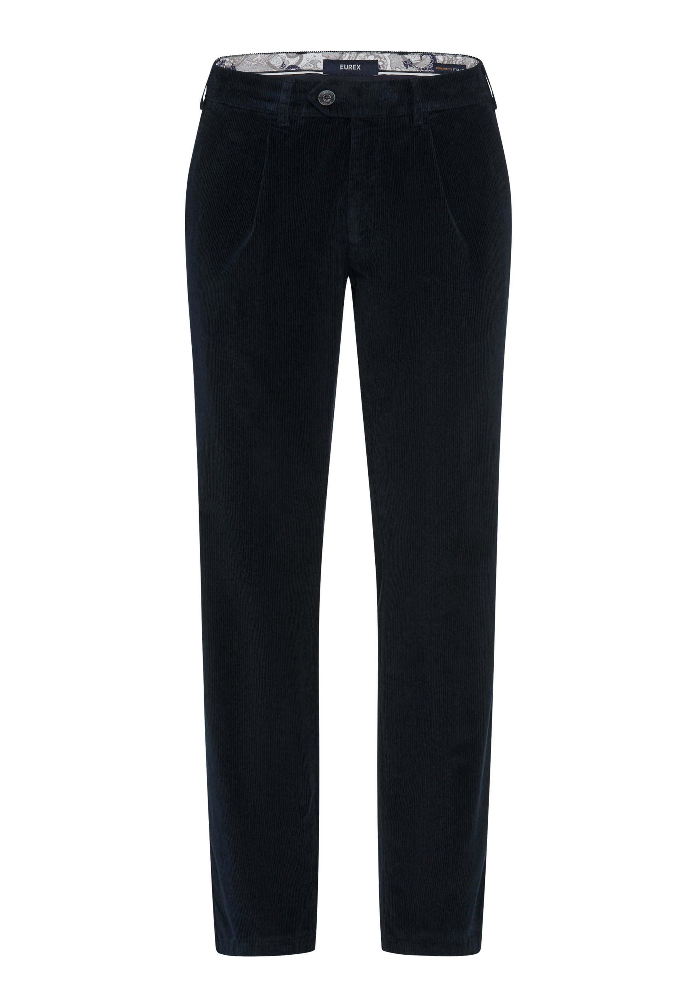EUREX by BRAX Bundfaltenhose Style LUIS Cord: Chinohose im Regular FIt