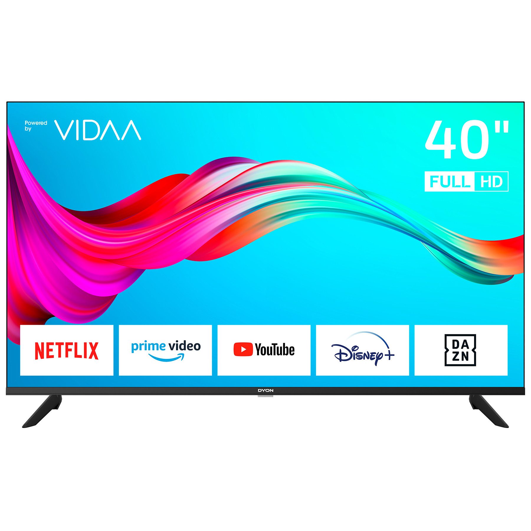 Dyon SMART 40 VX-2 LED-Fernseher (100 cm/40 Zoll, Full HD, Smart-TV, 40" Full HD Smart TV, Triple Tuner, WLAN, CI+, Hotelmodus)