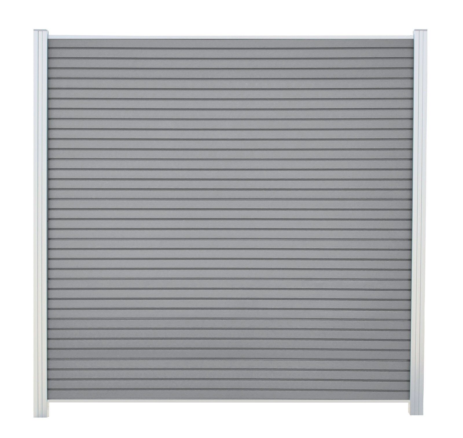 WPC Profi Zaun WPC Rhombus Zaun MUSTER Handmuster 15 cm Steingrau, (WPC Zaun, Musterstück 15 cm) – Bild 3 von 5