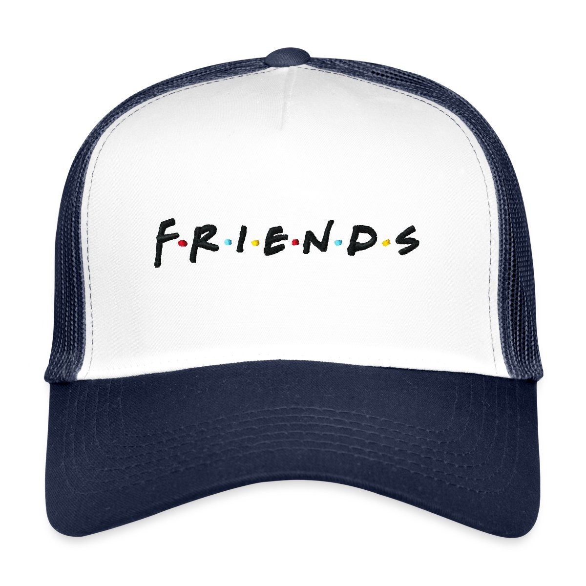 Trucker Cap Friends Offizielles Logo Stick-Design Trucker Cap