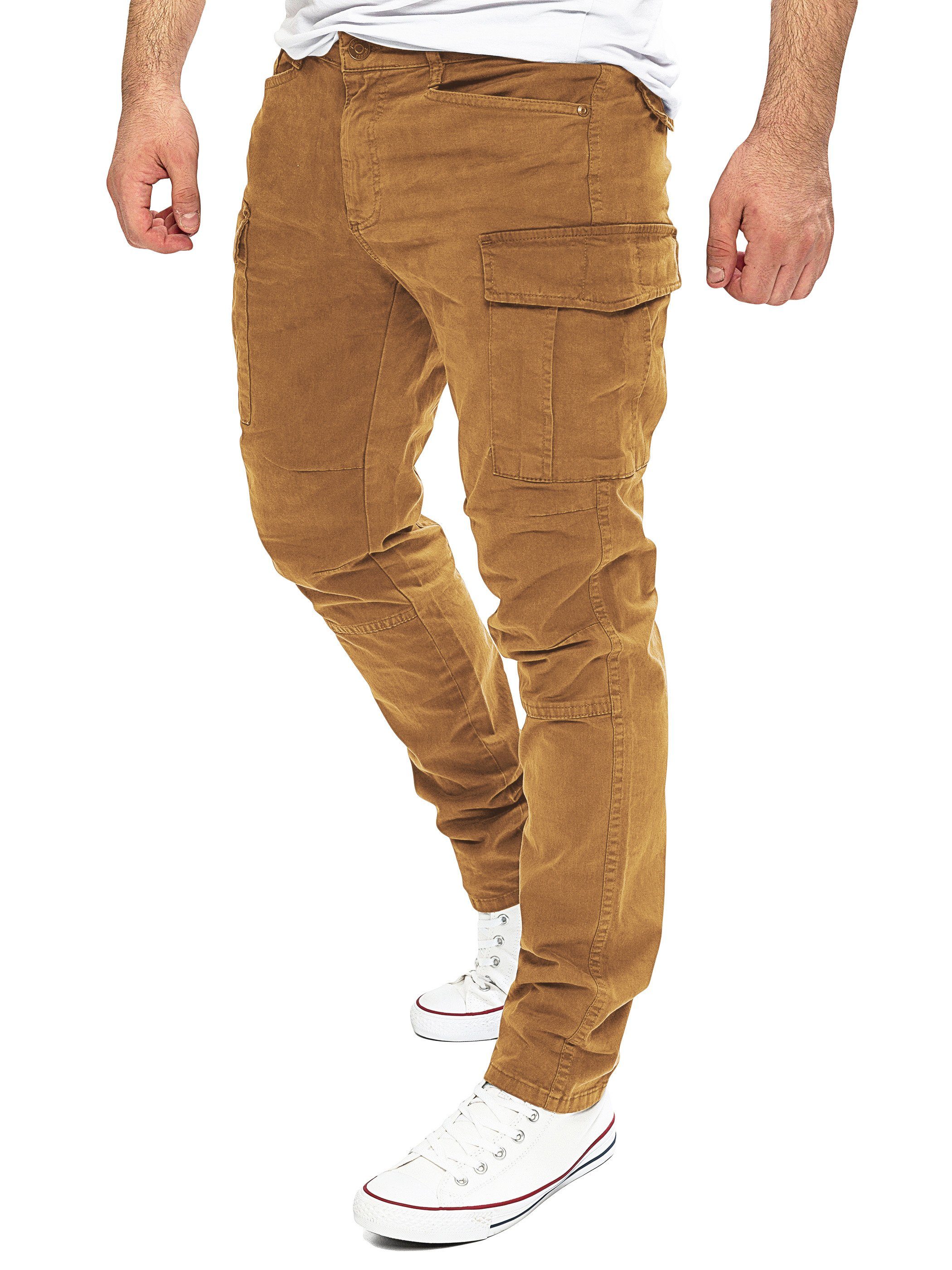 Yazubi Cargohose Cargo Chino Jayden (1-tlg) mit aufgesetzten Cargotaschen