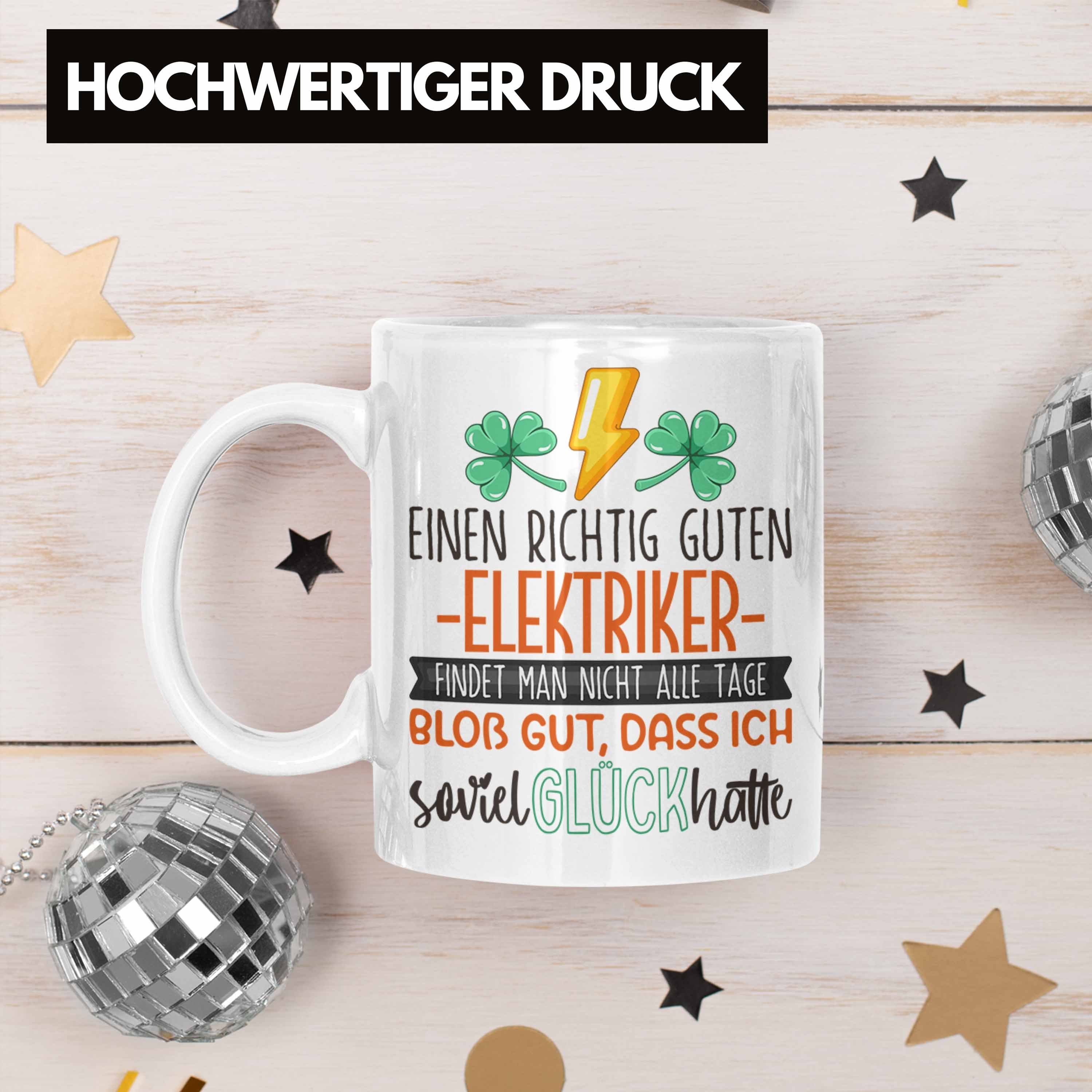 Elektriker Trendation Elektriker Tasse Der Bester Dankeschön Geschenk Tasse Weiss Welt Danke