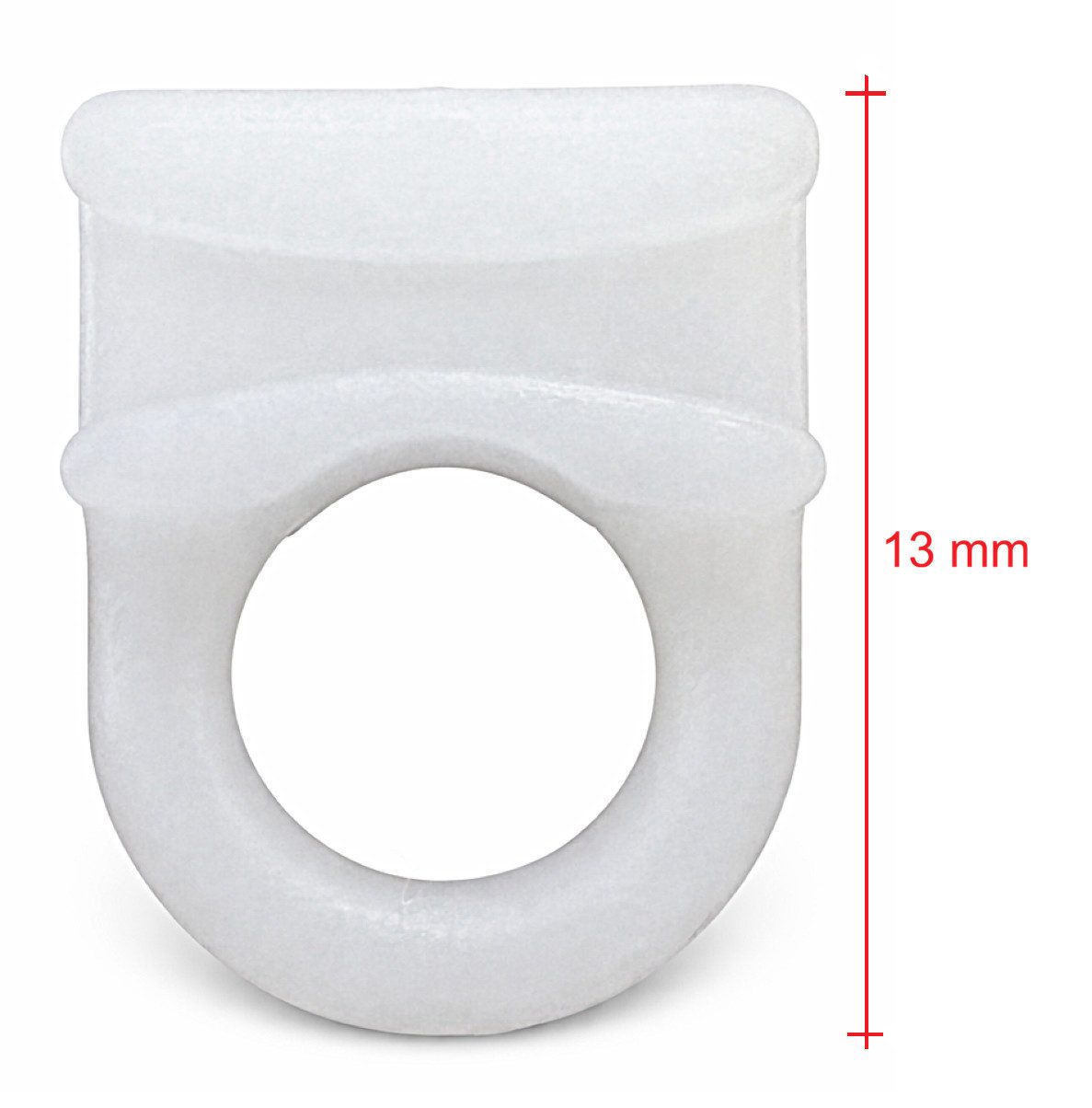 rewagi Gardinengleiter Ösen - Gleiter, Gardinengleiter, Vorhänge, Gardinen Zubehör, Gardinen, Vorhänge, Gardinenschiene, Seitenschals, Flächenvorhänge, Schiebegardinen, (25-St., Farbe: Weiß), Verkaufseinheit: 25, 50, 100, 200 Stück