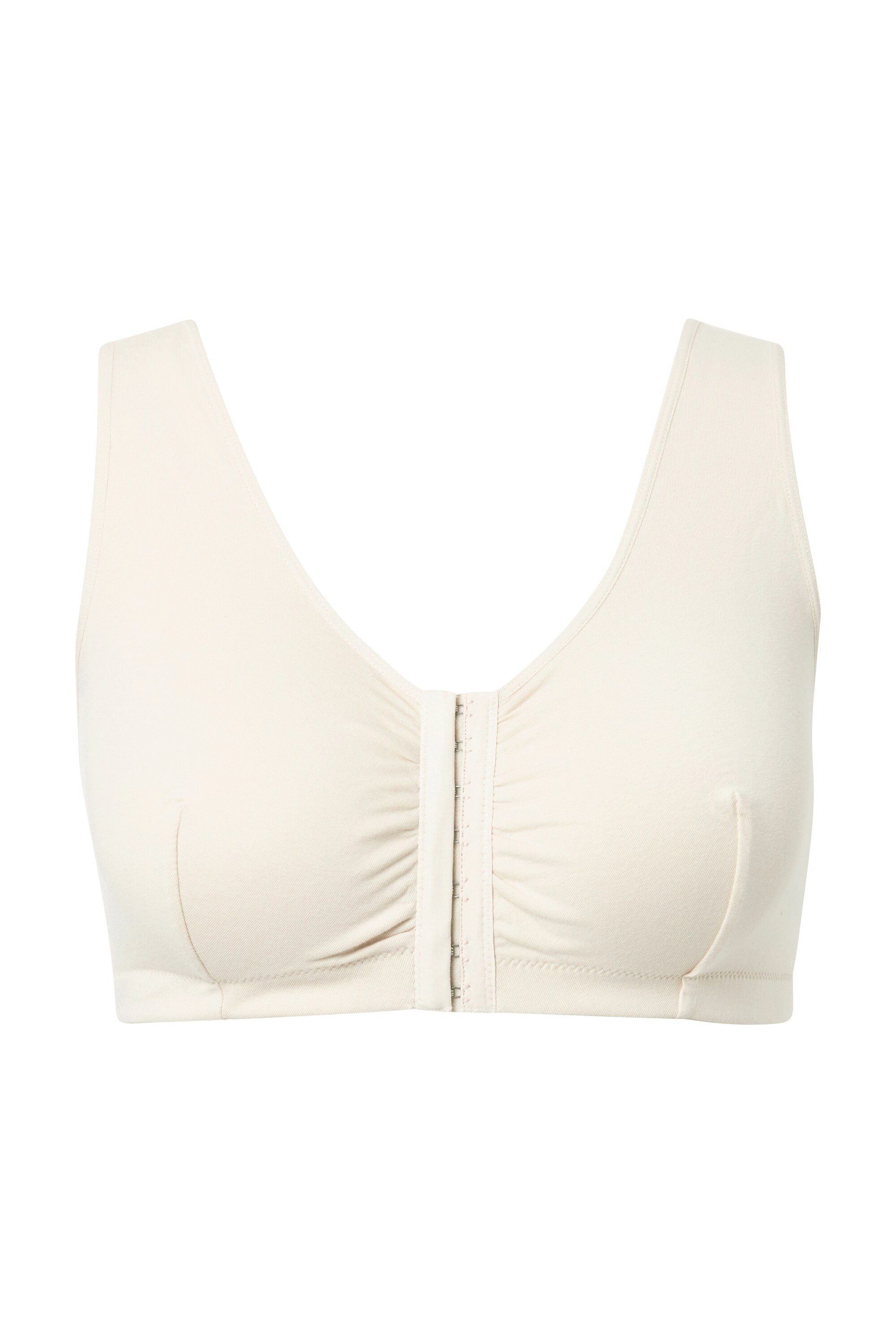 Ulla Popken Bustier Bustier Vorderverschluss Baumwollqualität