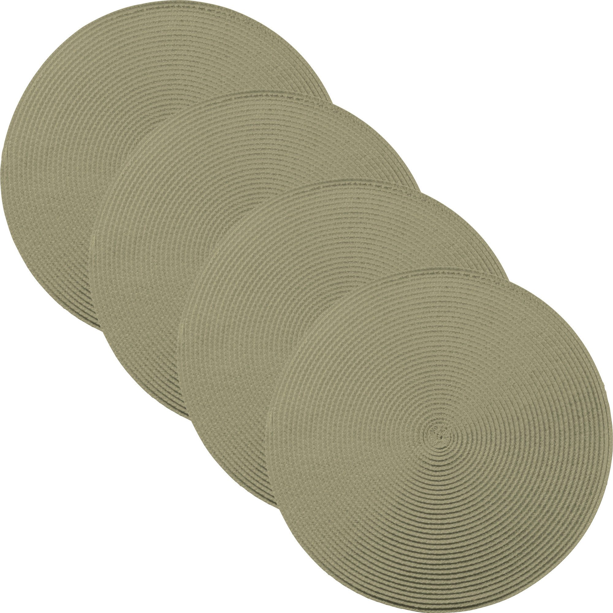 Erwin Müller Platzset Tischset "Amadora" 4er-Pack, Uni günstig online kaufen