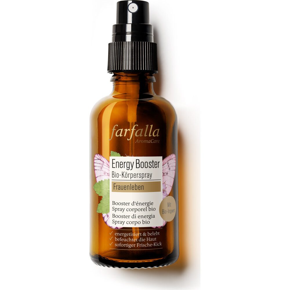 farfalla Körperspray Bio- Energy Booster Frauenleben, 50 ml