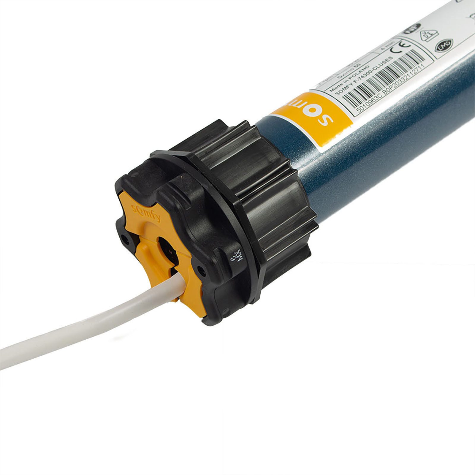 Somfy Rollladenmotor Oximo 50 io Funk 6-40 Nm inkl. SW60 Adapter + Lager