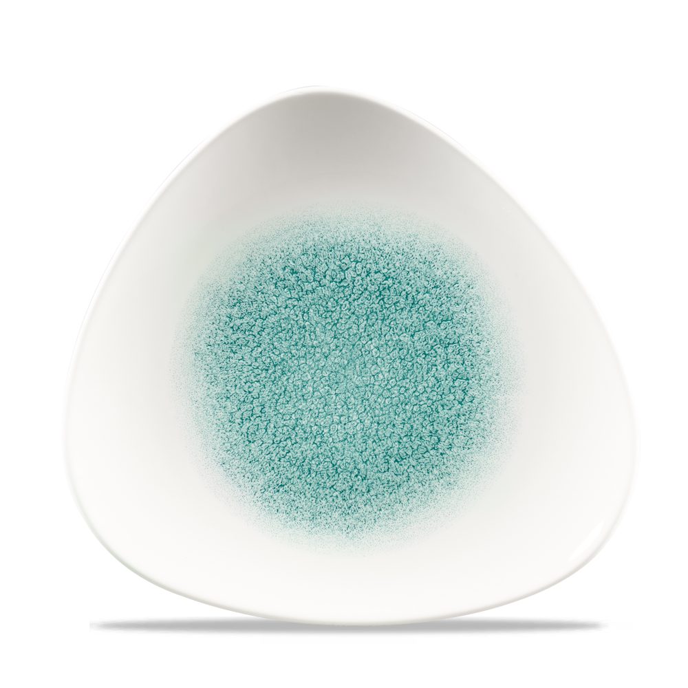 Teller Super Vitrified Studio Prints Raku Jade Green Teller