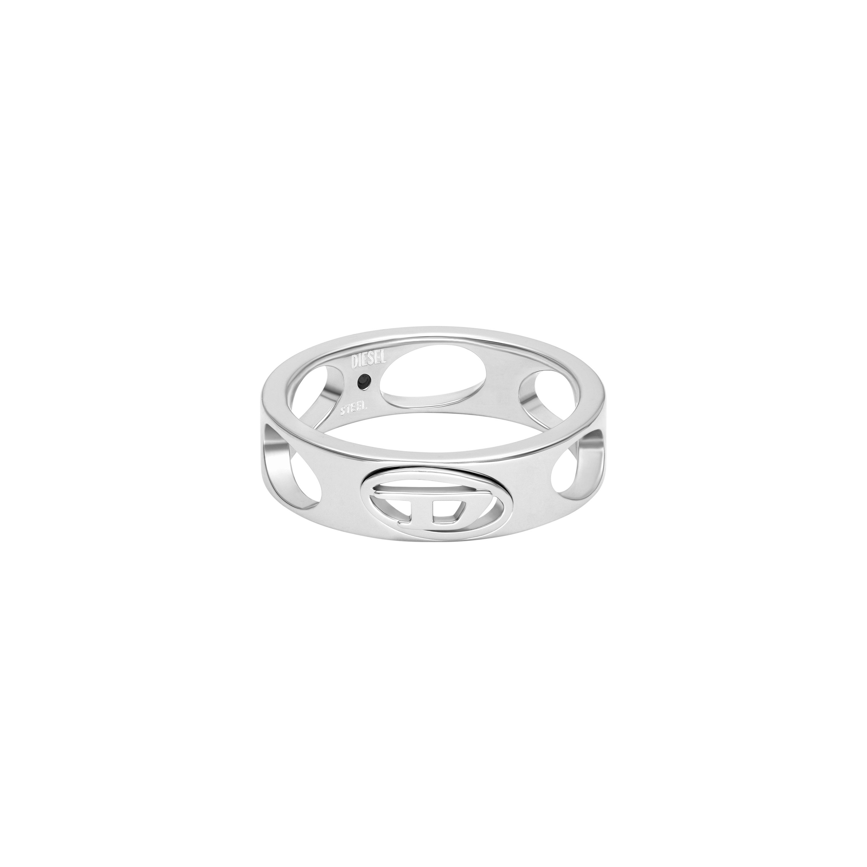 Diesel Fingerring Schmuck Geschenk Edelstahl OVAL D LOGO