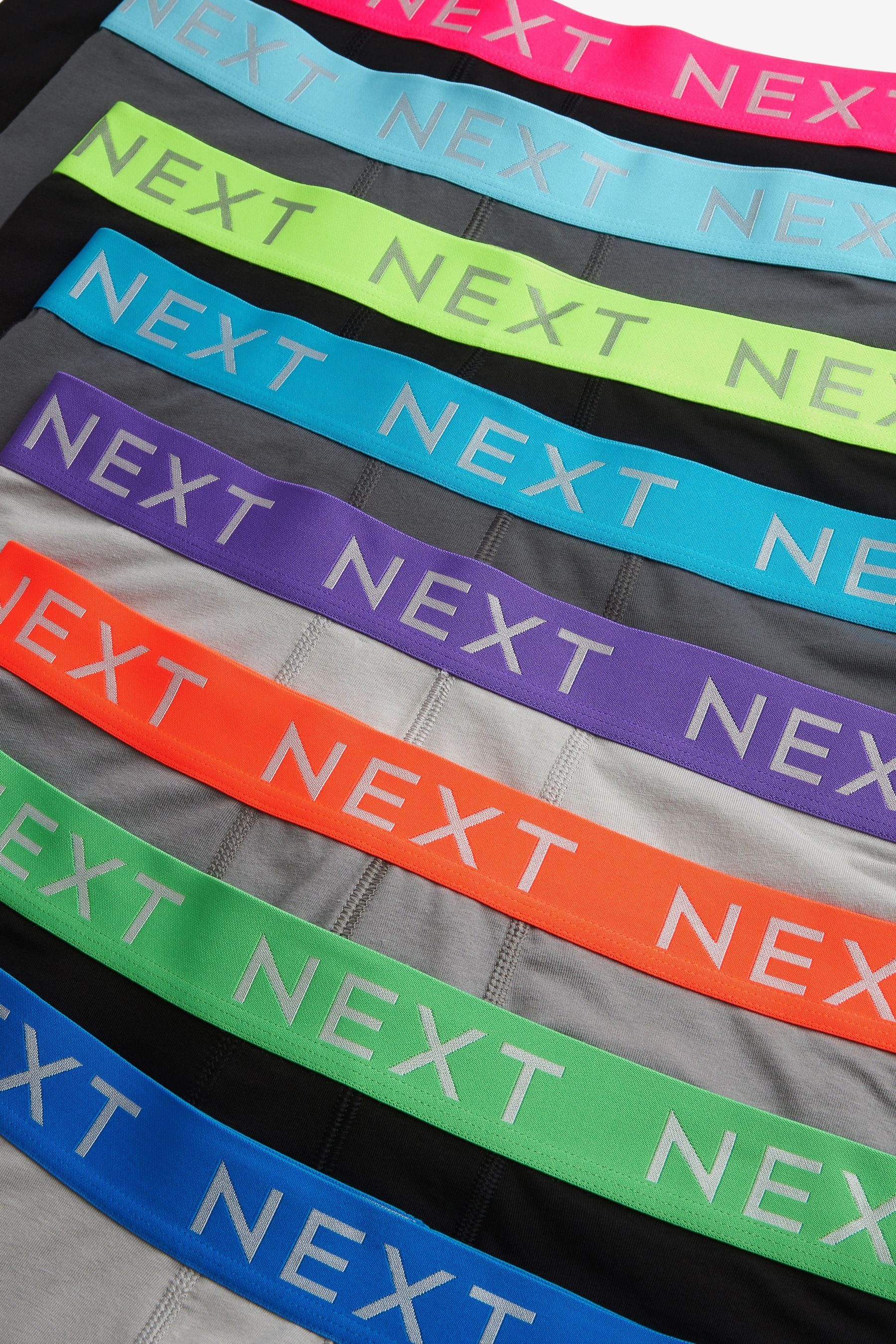 Next Base im Mixed (8-St) Neon Hipster 8er-Pack Waistband Hipster-Boxershorts