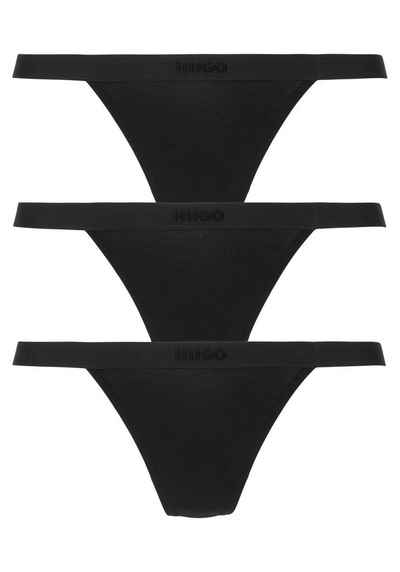 HUGO String TRIPLET STRING PURE (Packung, 3-St., 3er-Pack) mit schmalem Bund