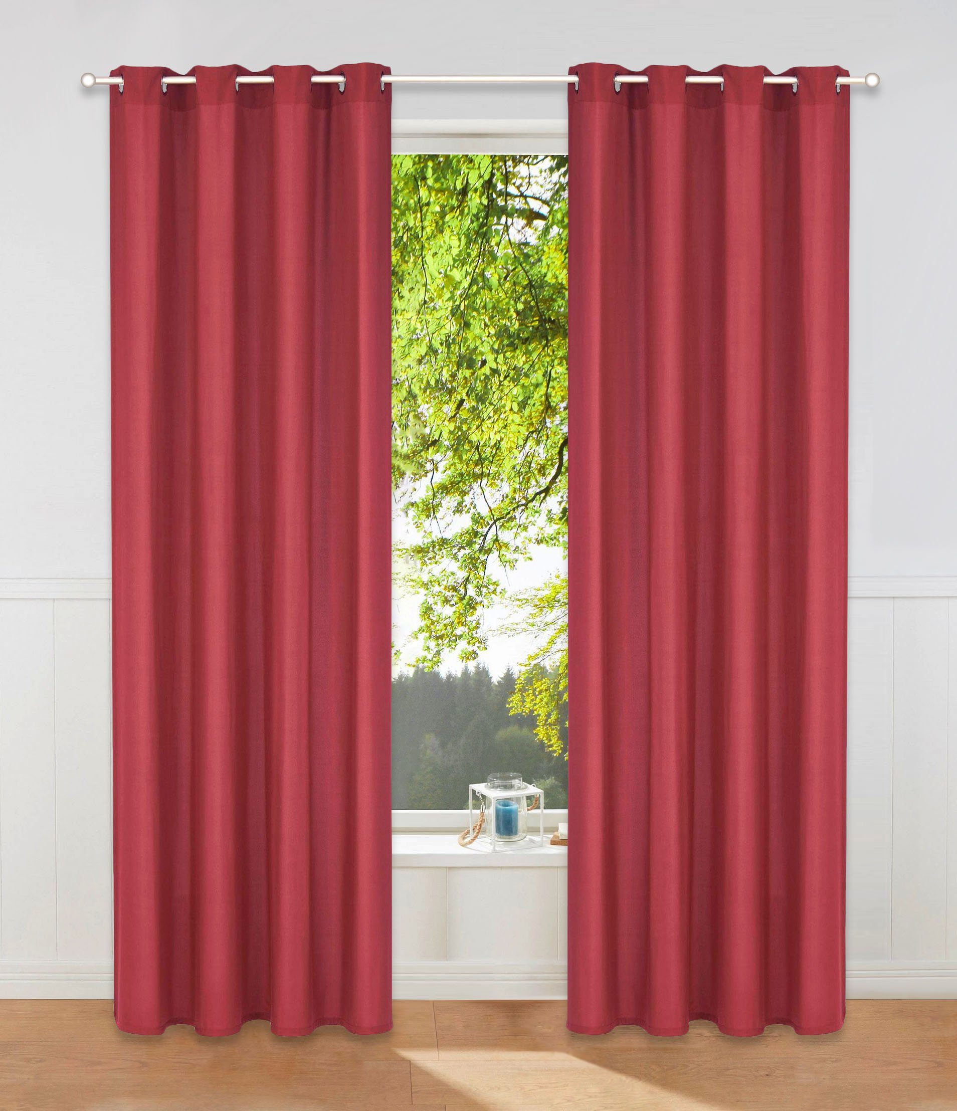 my home Vorhang Raja, Ösen (2 günstig online kaufen
