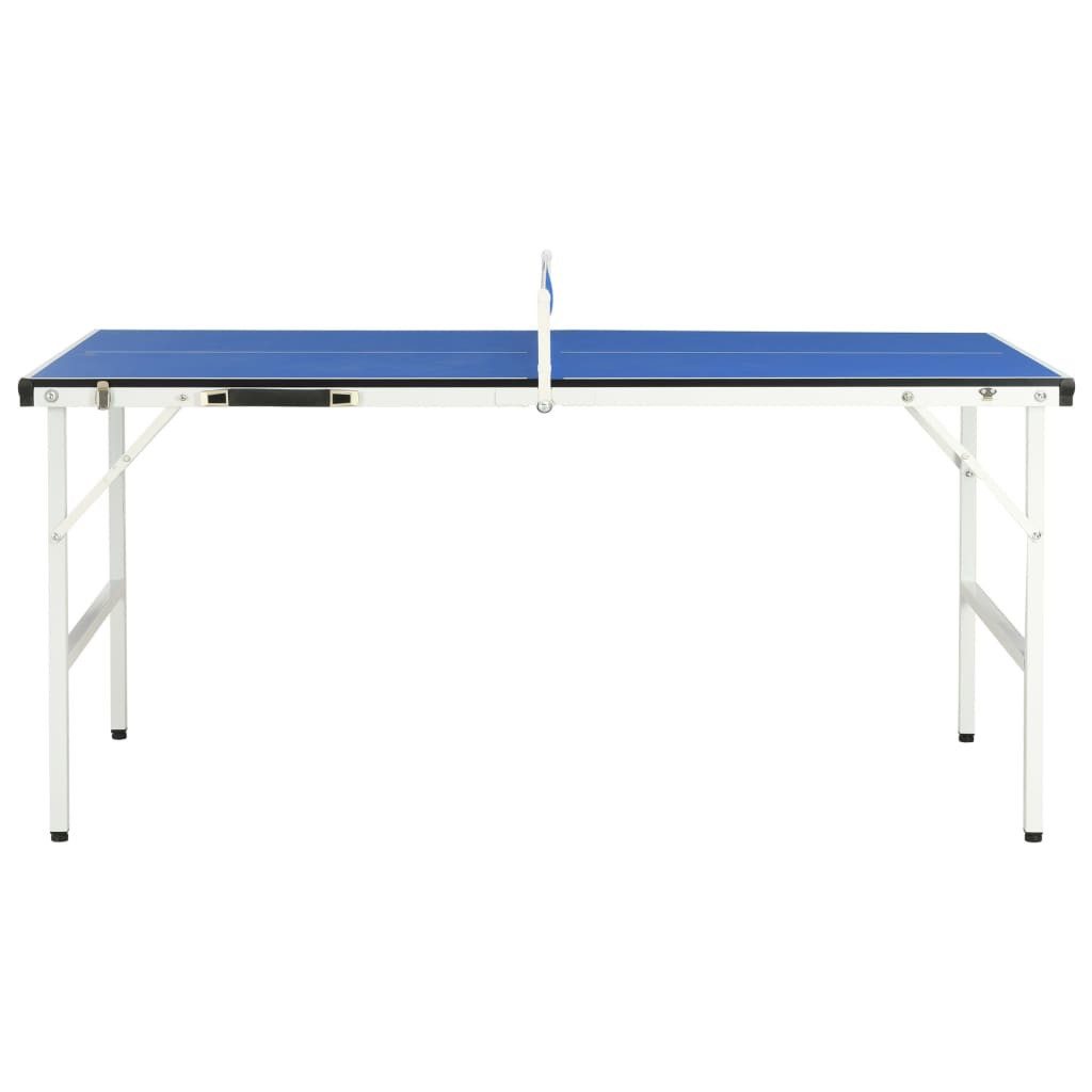 vidaXL Tischtennisplatte Tischtennisplatte mit Netz 5 Fuß 152×76×66 cm Blau