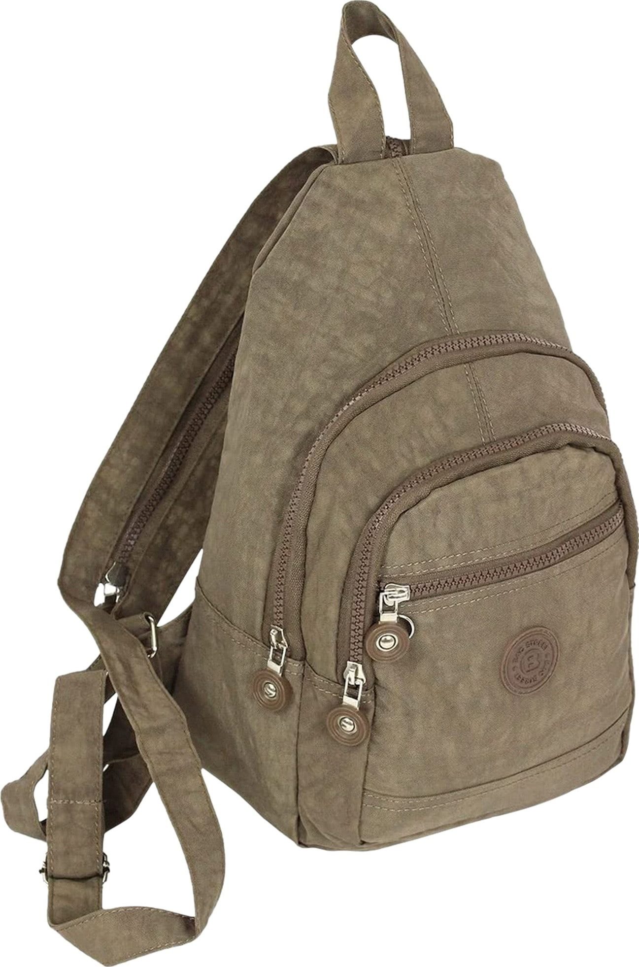 Freizeitrucksack Bag Street Cityrucksack braun crinkle