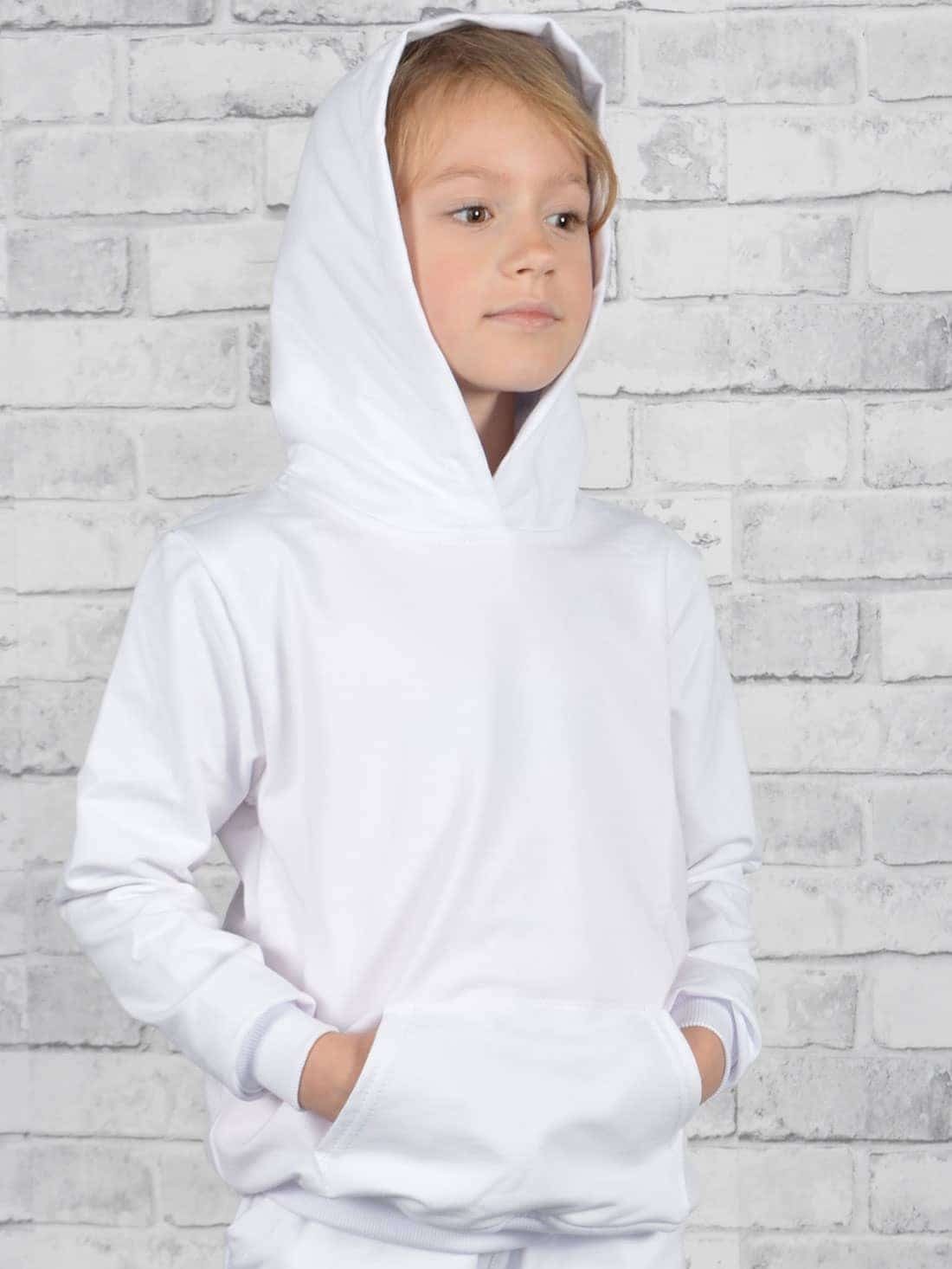 KMISSO Hoodie Mädchen Kapuzen Pullover (1-tlg) Kapuze mit Kängurutasche – Bild 4 von 5