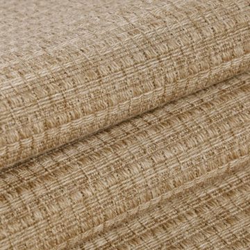 Outdoorteppich, Homtex, 80 x 150 cm, In & Outdoor Teppich Wetterfest Läufer Beige Balkon Teppich Wasserfest