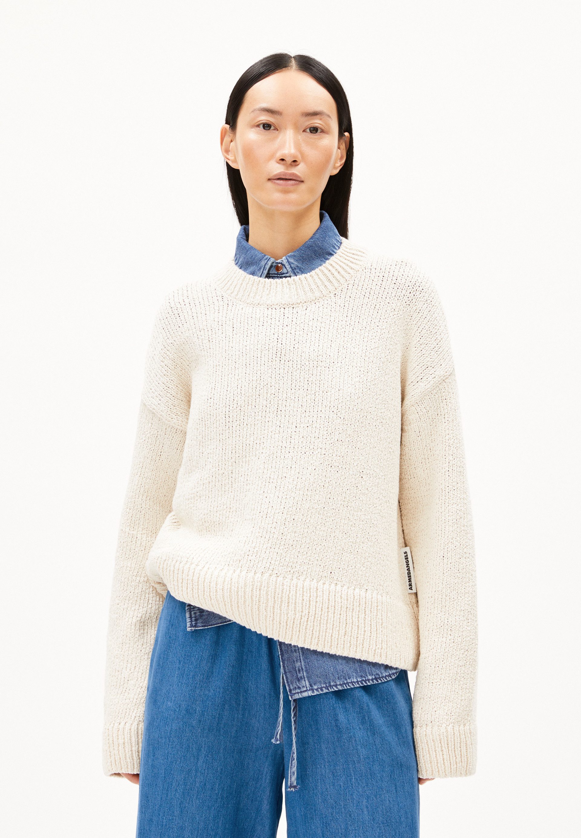 Armedangels Strickpullover VAANYA Pullover aus Bio-Baumwoll günstig online kaufen