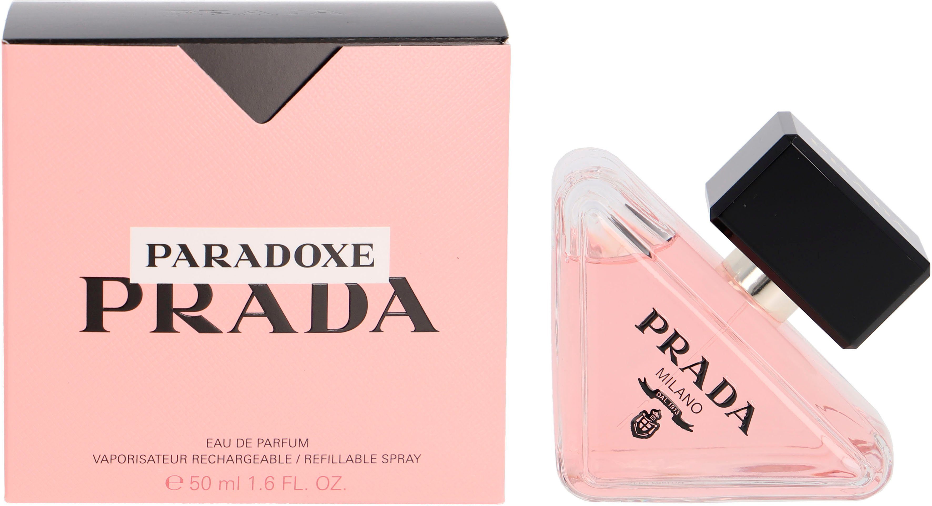 PRADA Eau de Parfum Paradoxe, mit belebendem ersten Eindruck